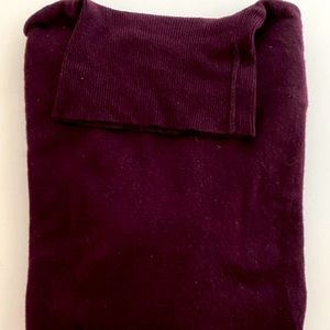 COS Deep Plum Rollneck / Turtleneck Sweater